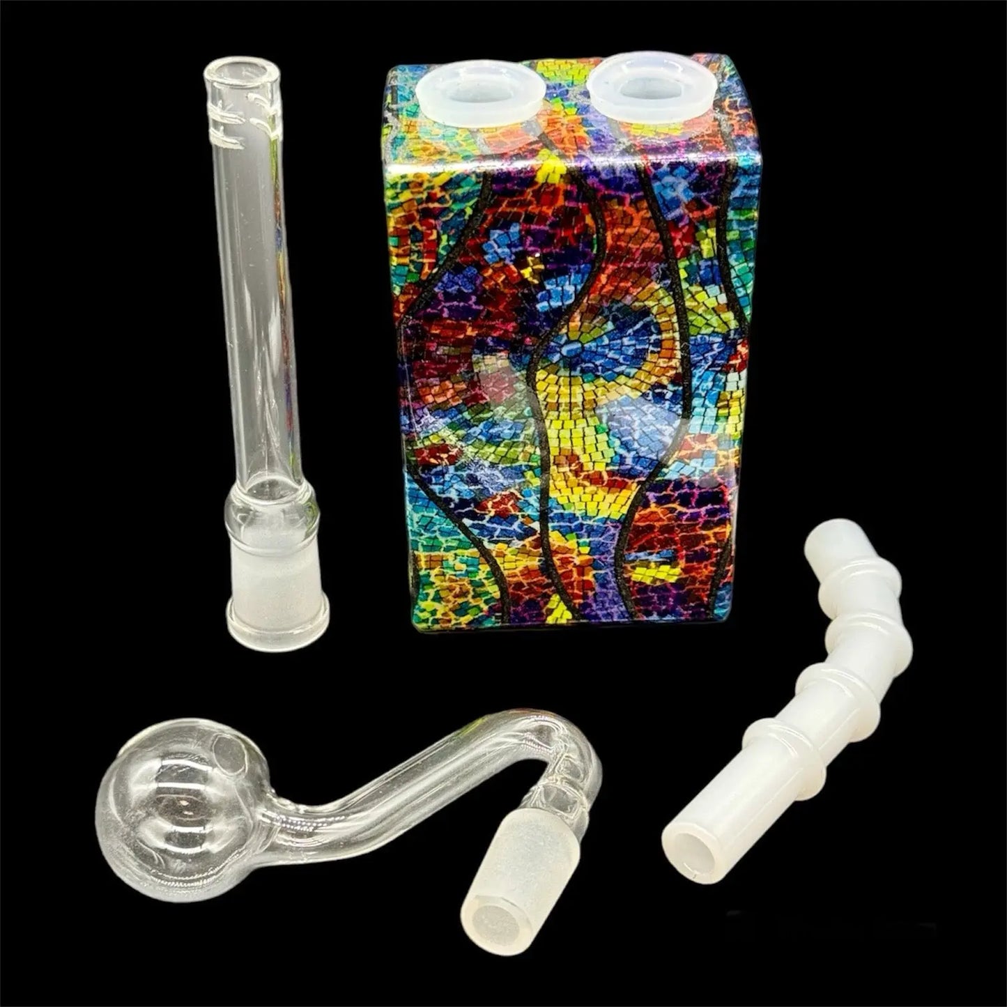 colored oil bubbler 