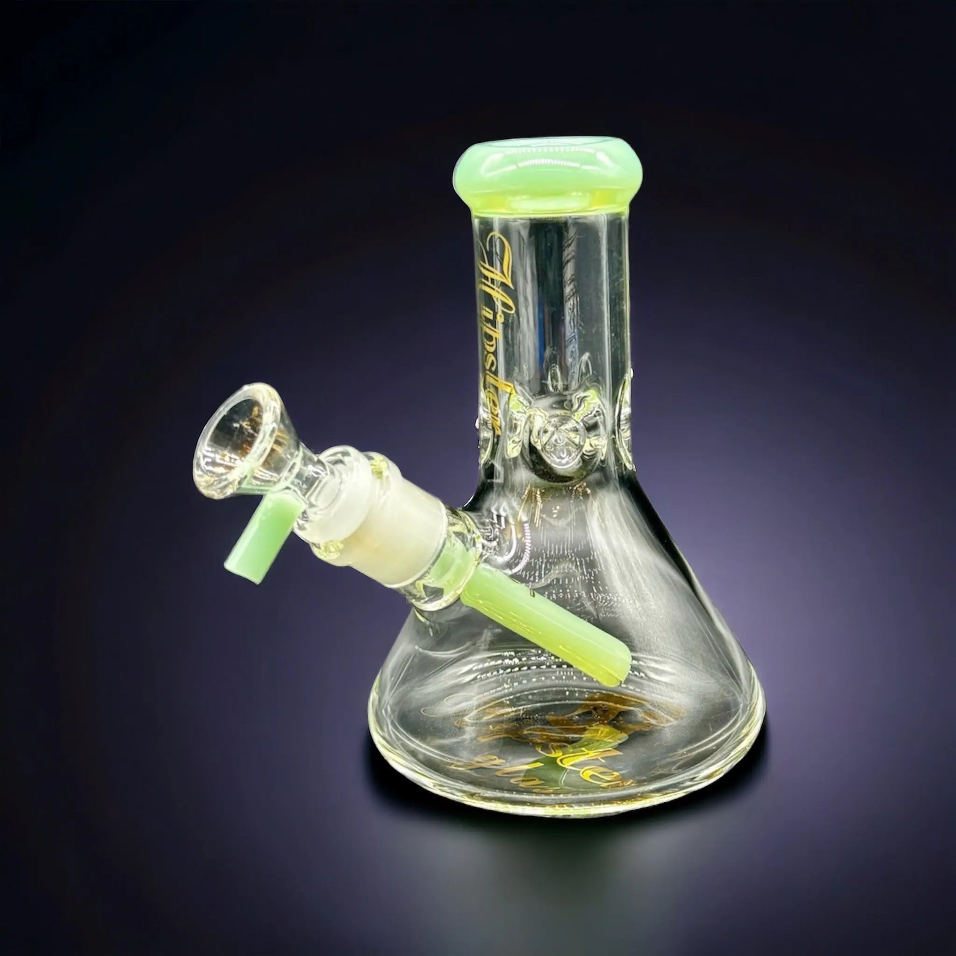 Thick Mini Beaker 6" Hipster Glass