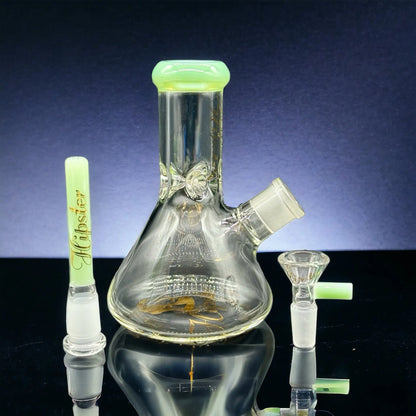 Thick Mini Beaker 6" Hipster Glass