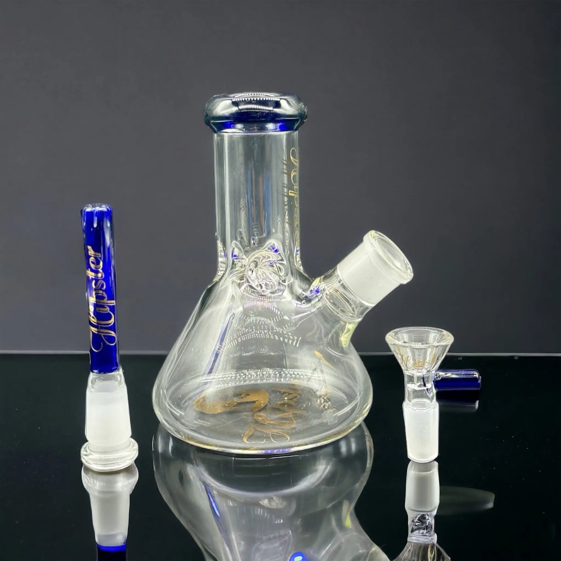 Thick Mini Beaker 6" Hipster Glass