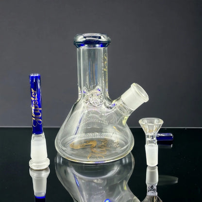 Thick Mini Beaker 6" Hipster Glass