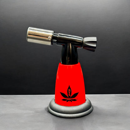 Red aLeaf 5” Blow Torch – Sleek Safety Grip and Torch Head