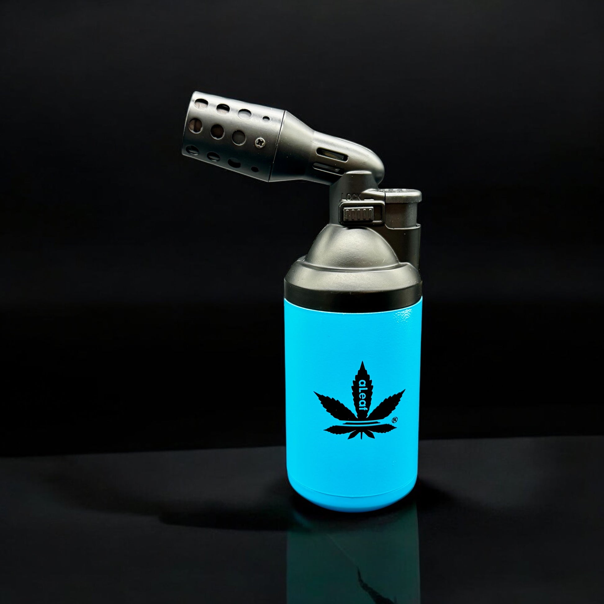 Neon aLeaf 5” butane blow torch for dabbing and culinary use