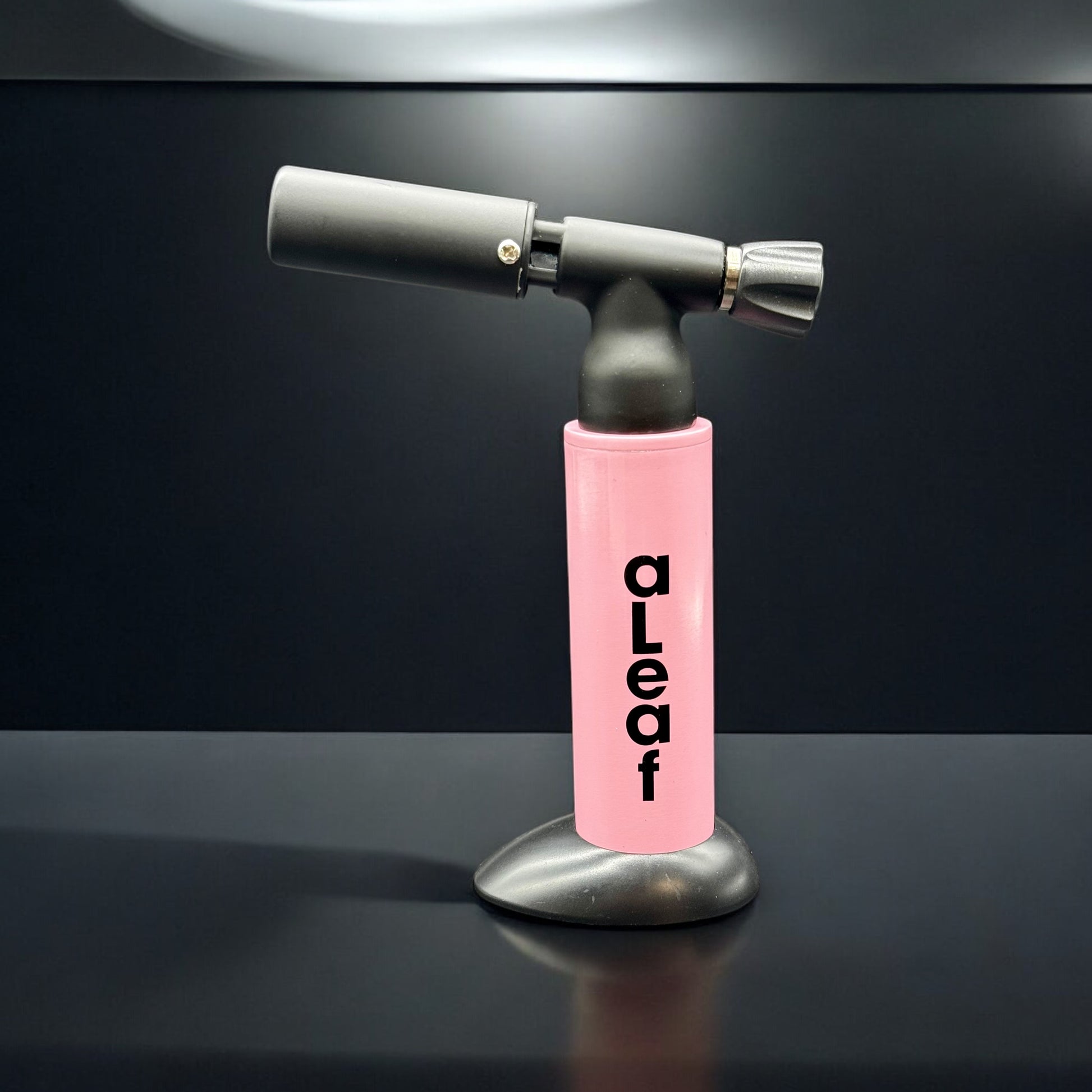 aLeaf 7” Refillable Butane Blow Torch pink color