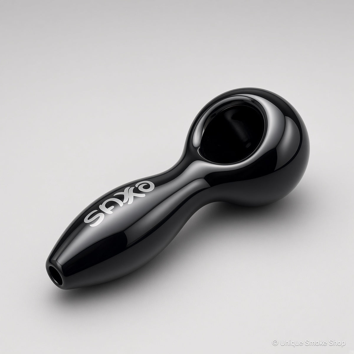 Exxus BUBL 4 inch black spoon hand pipe