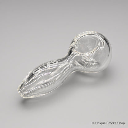 Exxus BUBL 4 inch clear glass spoon hand pipe