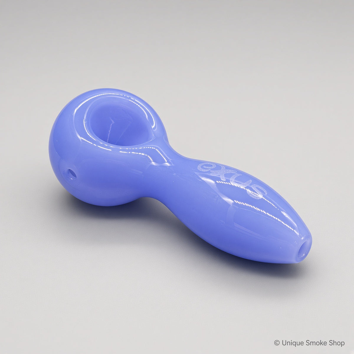 Exxus BUBL purple hand pipe side view