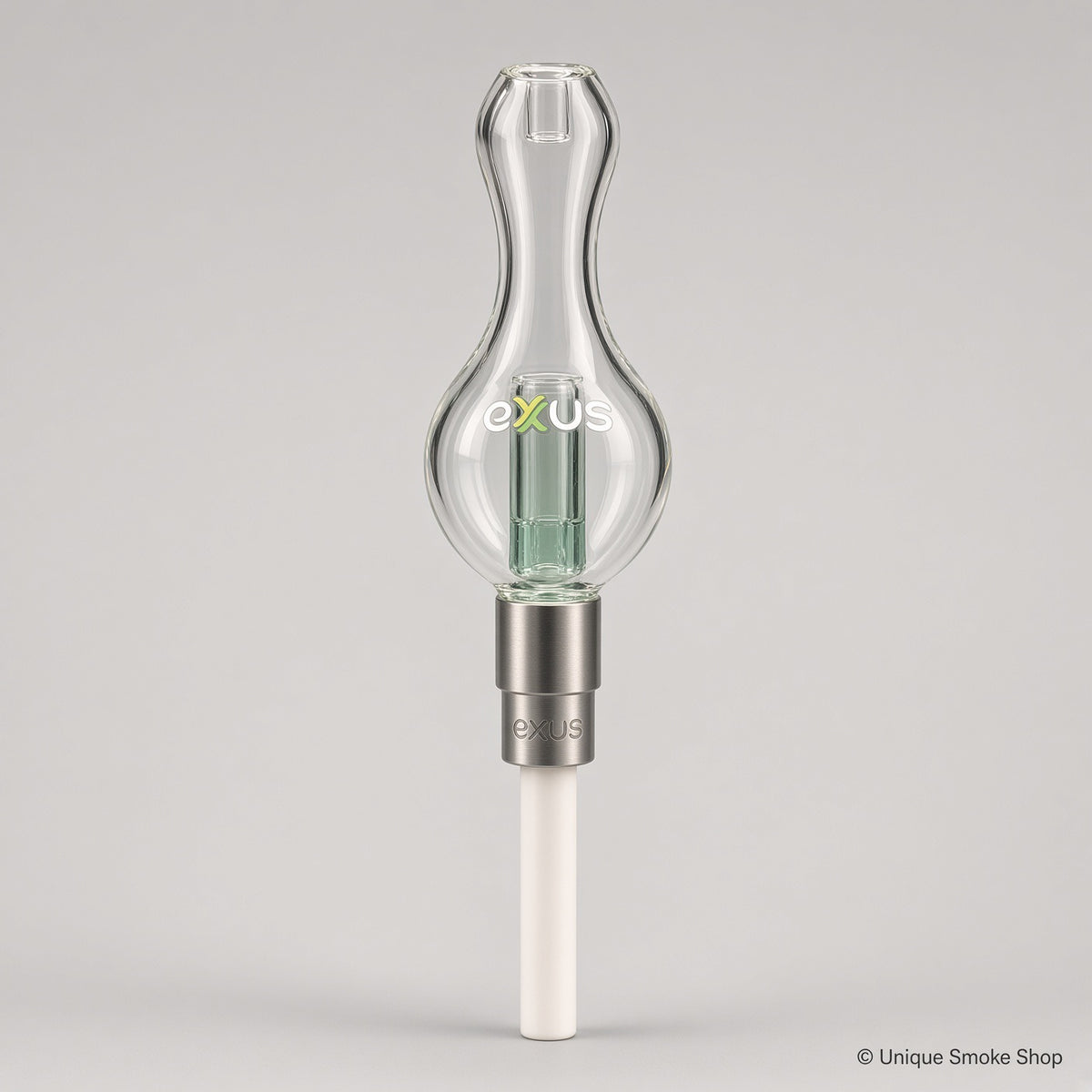 Exxus Bulb Nectar Collector assembled with teal chamber