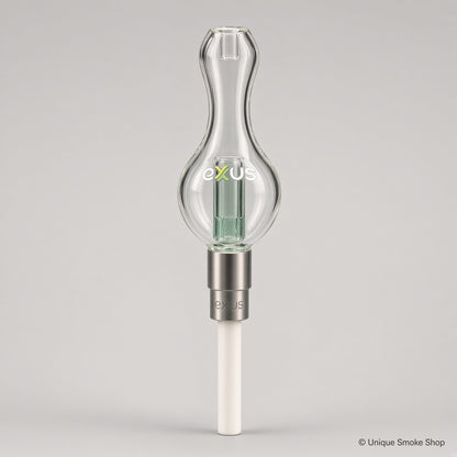 Exxus Bulb Nectar Collector assembled with teal chamber