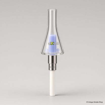 Exxus Draw Nectar Collector assembled with blue chamber