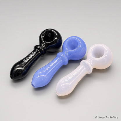 Exxus Wand 4.5 inch hand pipes in pink, purple and black – group shot