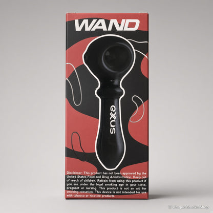 Exxus Wand hand pipe black gift box packaging