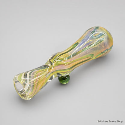 Fumed Chillum Glass Pipe – 3-3.5” Handmade USA