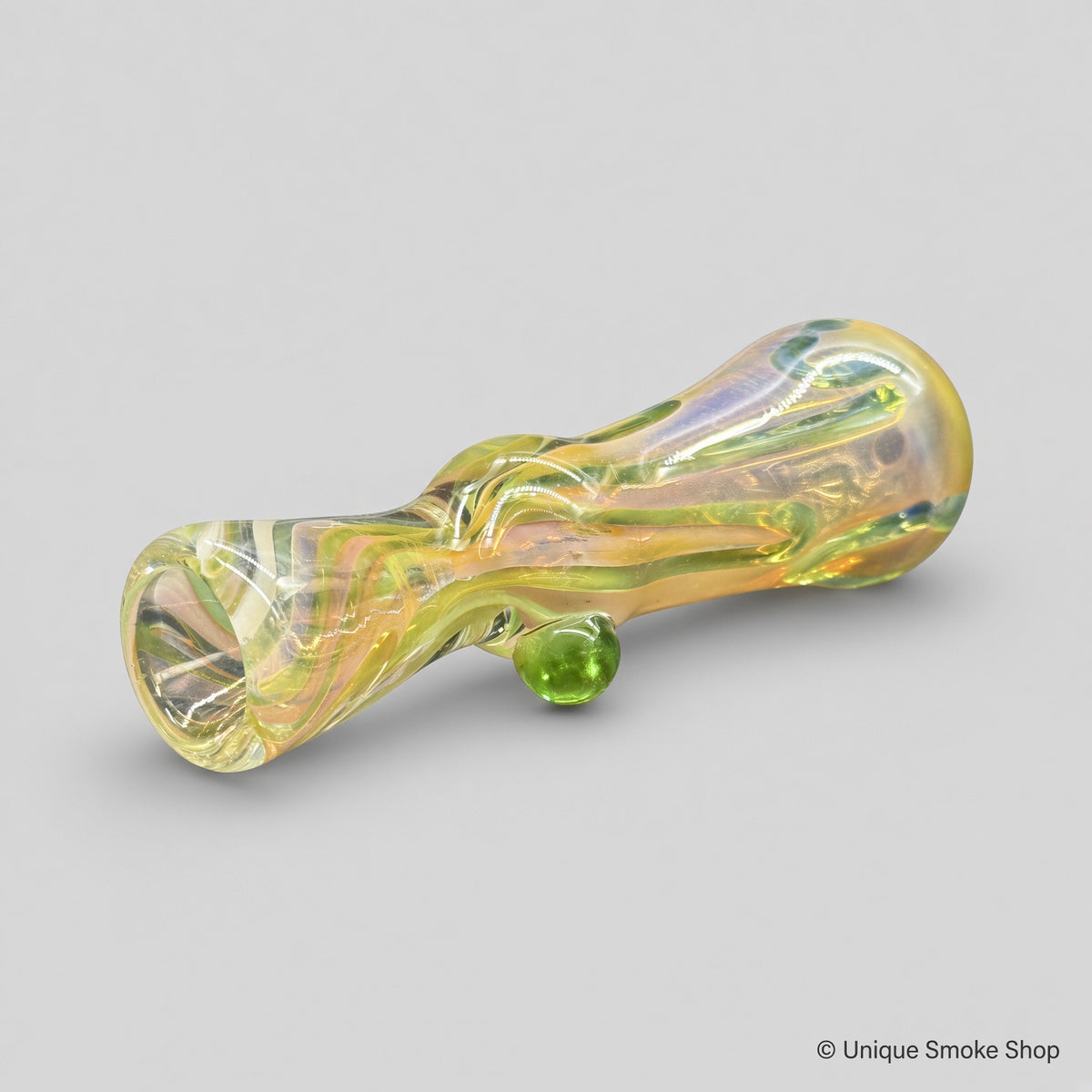 Fumed Chillum Glass Pipe – 3-3.5” Handmade USA