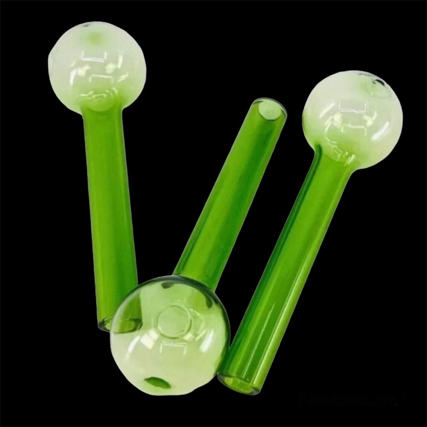 5 Inch Smoking Oil Pipe Pyrex Glass Oil Burner Pipes Transparent