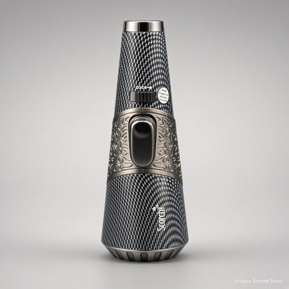Scorch Torch 61756 Cone carbon fiber checkered 4.5 inch standing pencil single flame torch lighter