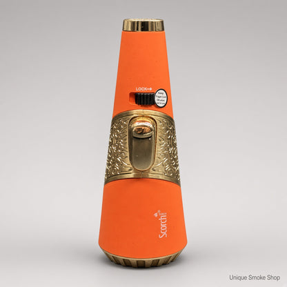 Scorch Torch 61756 Cone orange gold 4.5 inch standing pencil single flame torch lighter