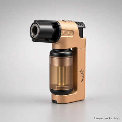 Scorch 61794 Metal Torch Lighter | Single Blue Jet Flame, Cigar Punch & Safety Lock