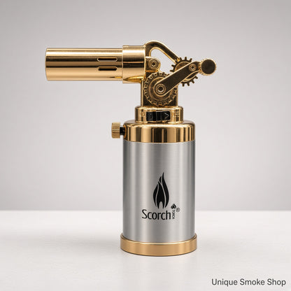 Scorch Torch 61876 metal culinary jet lighter gold silver