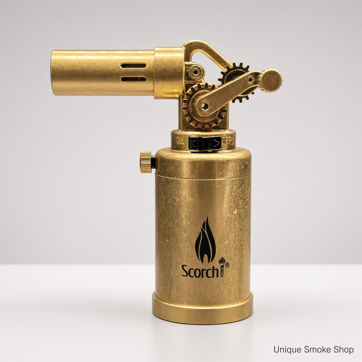 Scorch Torch 61876 metal culinary jet lighter gold