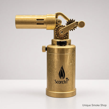 Scorch Torch 61876 metal culinary jet lighter gold