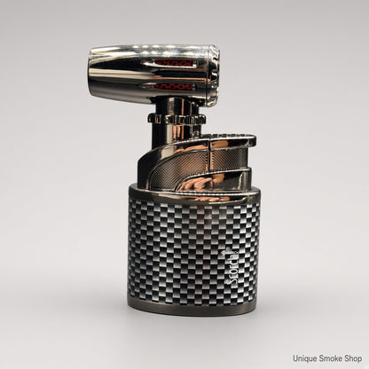 Carbon fiber Scorch 61880 table torch lighter front view