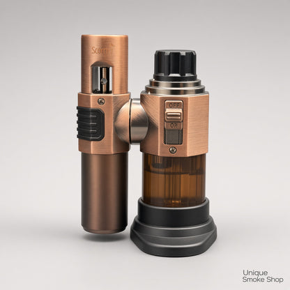 Copper Scorch 61886 self-standing torch lighter front view