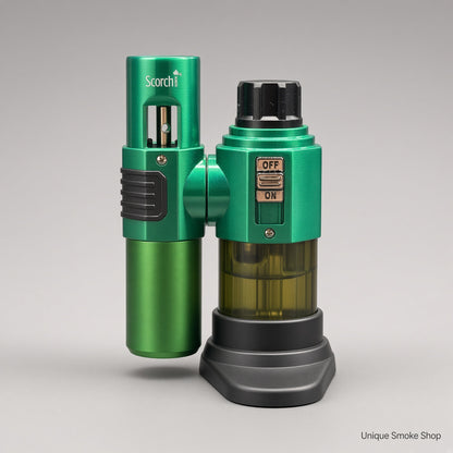 Green Scorch 61886 self-standing torch lighter front view